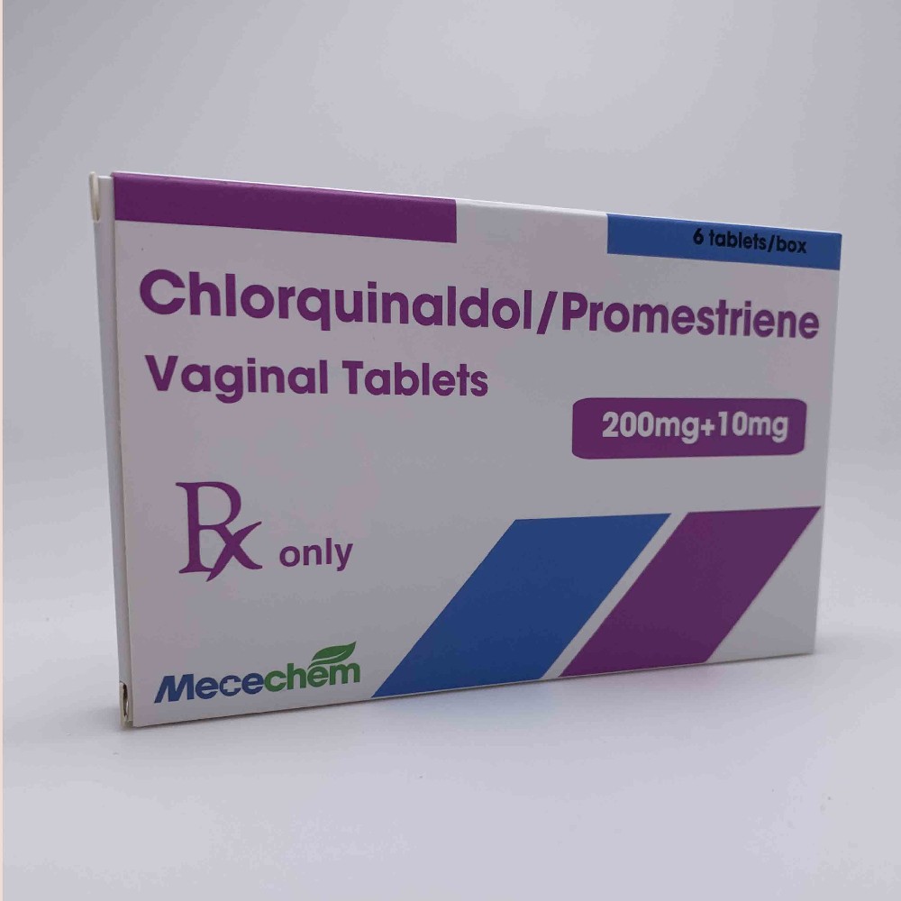 Chlorquinaldol/Promestriene Vaginal Tablets